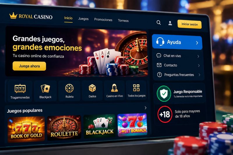 utileria de teatro sobre casino